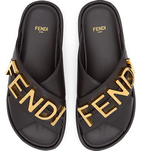 fendi floral sandals|fendi women's flat sandals.